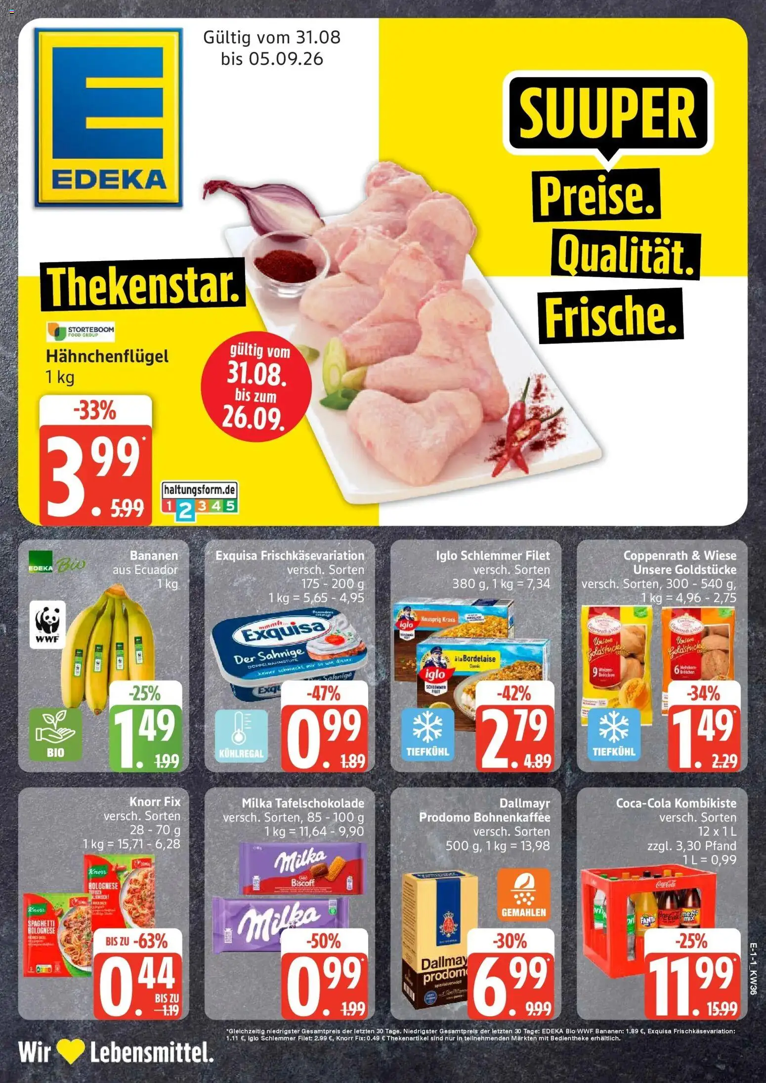Vorschau von dem Prospekt des Geschäftes Edeka, gültig ab dem 31.08.2026