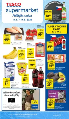 Náhled nabídky: Tesco Tesco leták - Supermarket platný od 13.05.2026