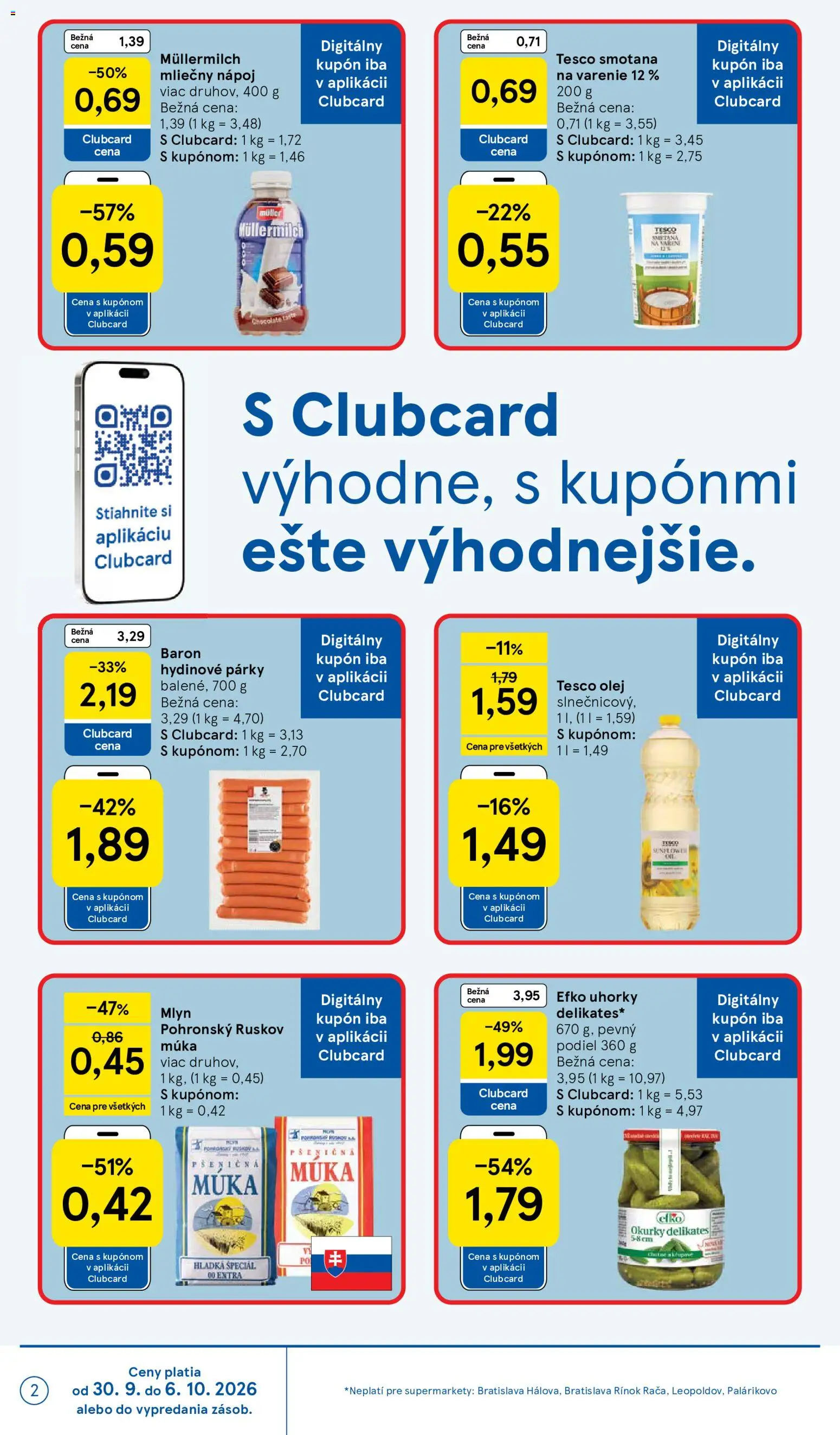 Náhľad Tesco letáku platného od 30.09.2026