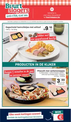Voorbeeld van Buurtslagers Folder / Publicité van winkel Buurtslagers geldig vanaf 16/09/2026