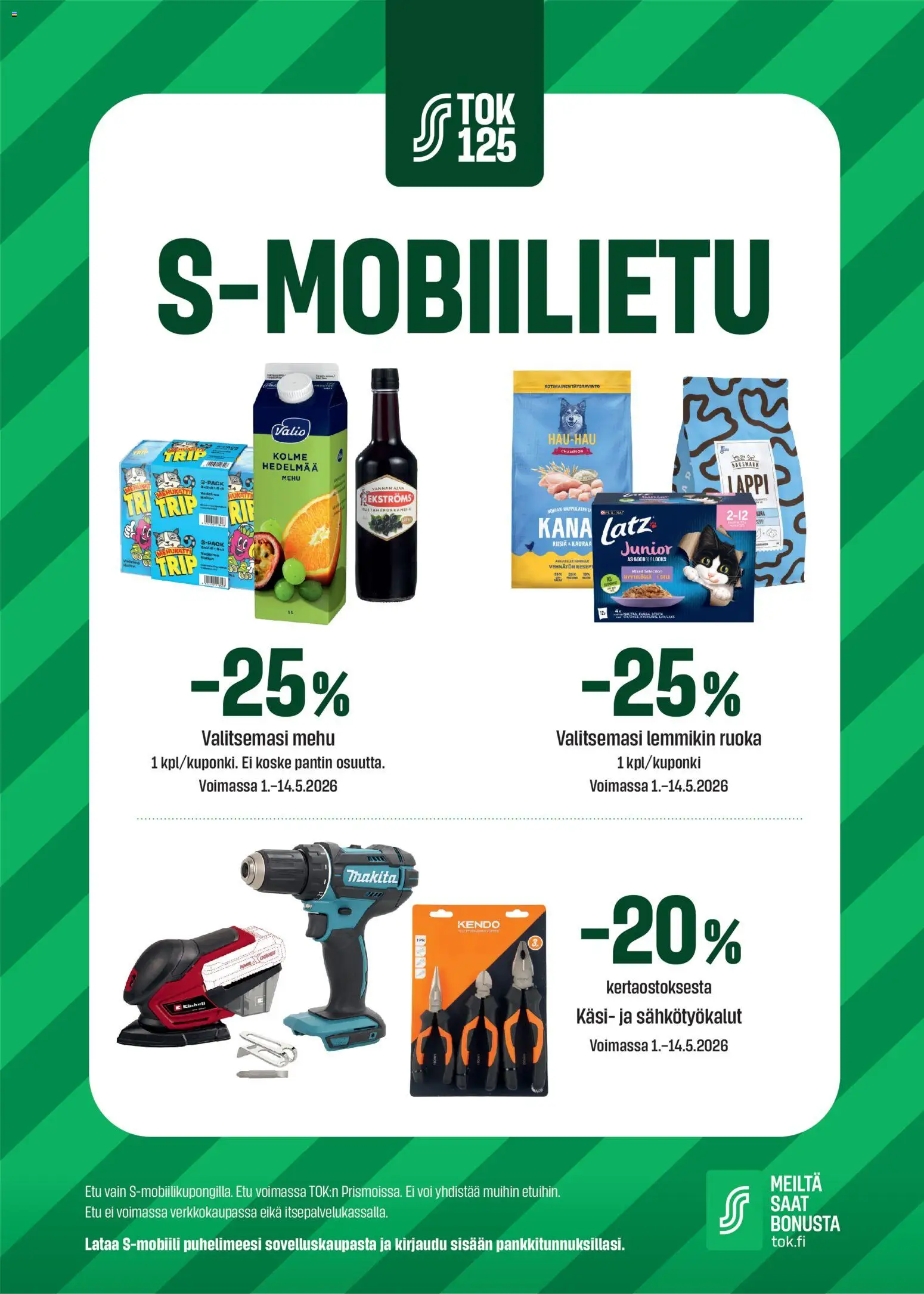 Kaupan Prisma Prisma - S-mobiilietu esikatselu, voimassa 01/05/2026