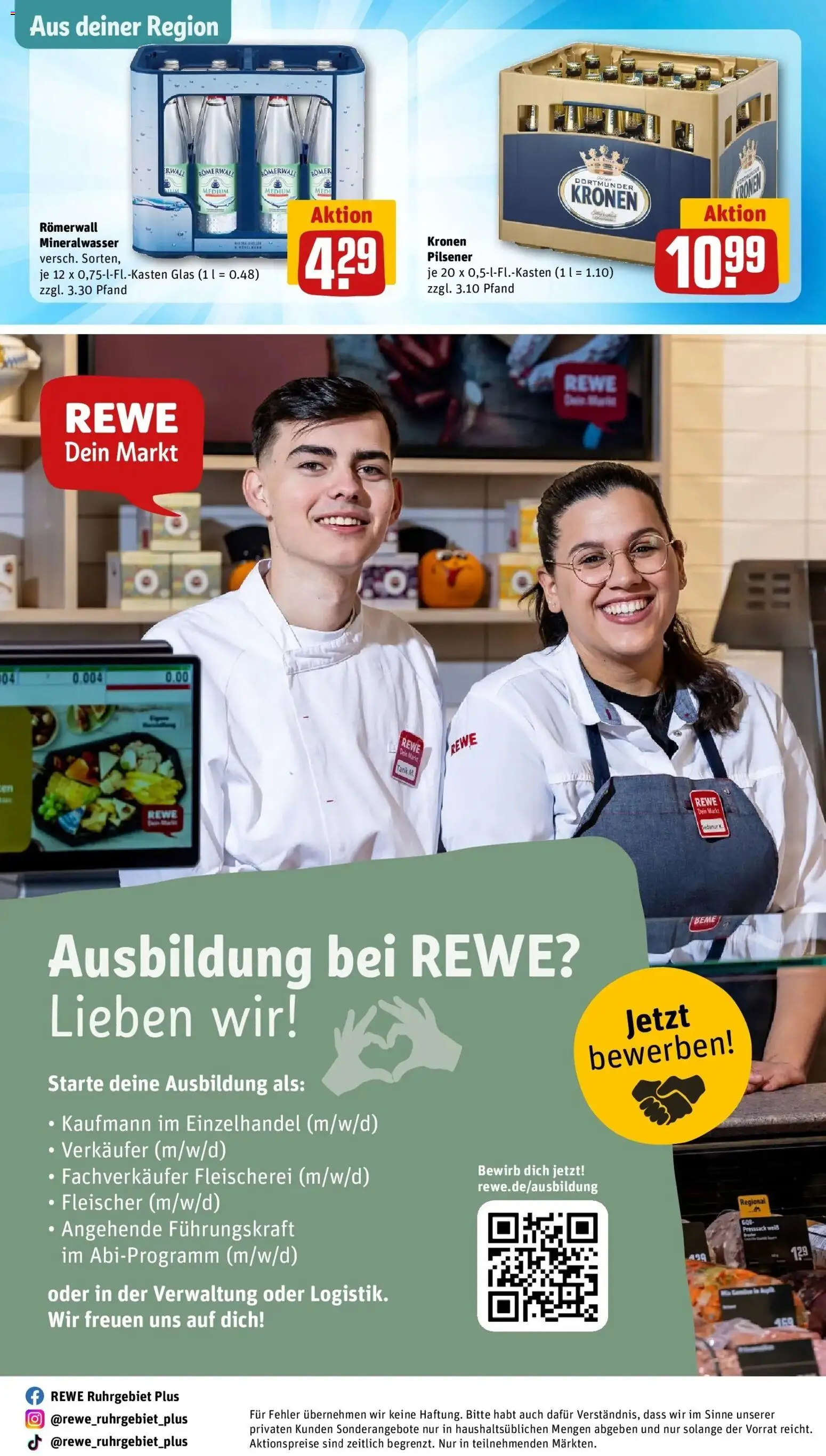 Vorschau von dem Prospekt des Geschäftes Rewe, gültig ab dem 12.10.2026