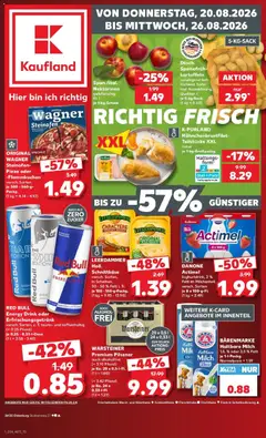 Vorschau von dem Prospekt des Geschäftes Kaufland, gültig ab dem 20.08.2026