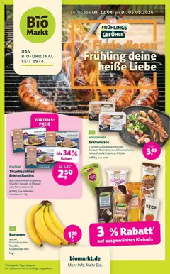 Vorschau von dem Prospekt des Geschäftes BioMarkt, gültig ab dem 22.04.2026