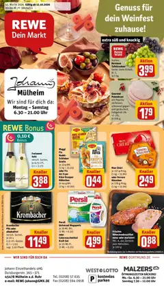 Vorschau von dem Prospekt des Geschäftes Rewe, gültig ab dem 12.10.2026