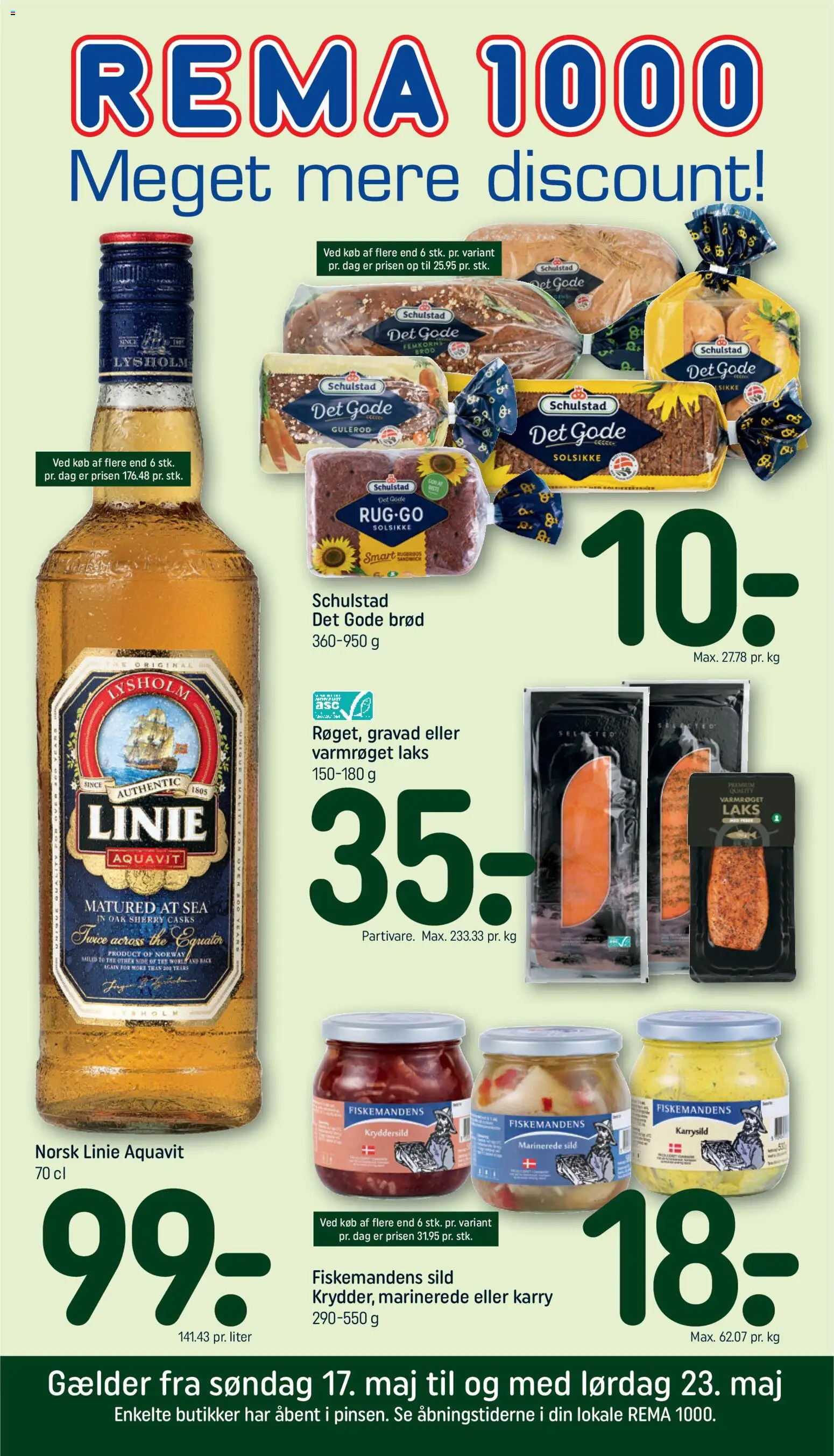Eksempel på tilbudsavis Rema 1000 - Tilbudsavis uge 21 fra butik Rema 1000 gyldig fra 17/05/2026