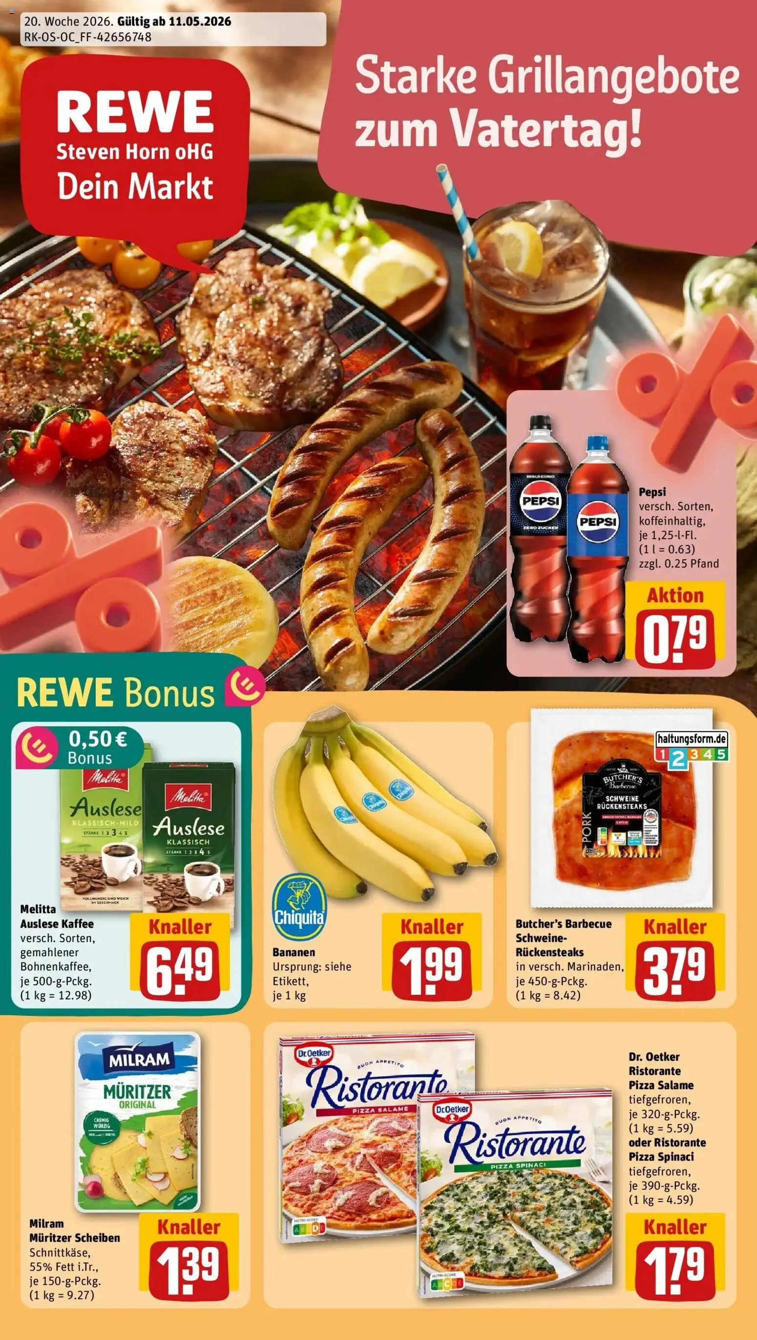 Vorschau von dem Prospekt des Geschäftes Rewe, gültig ab dem 10.05.2026