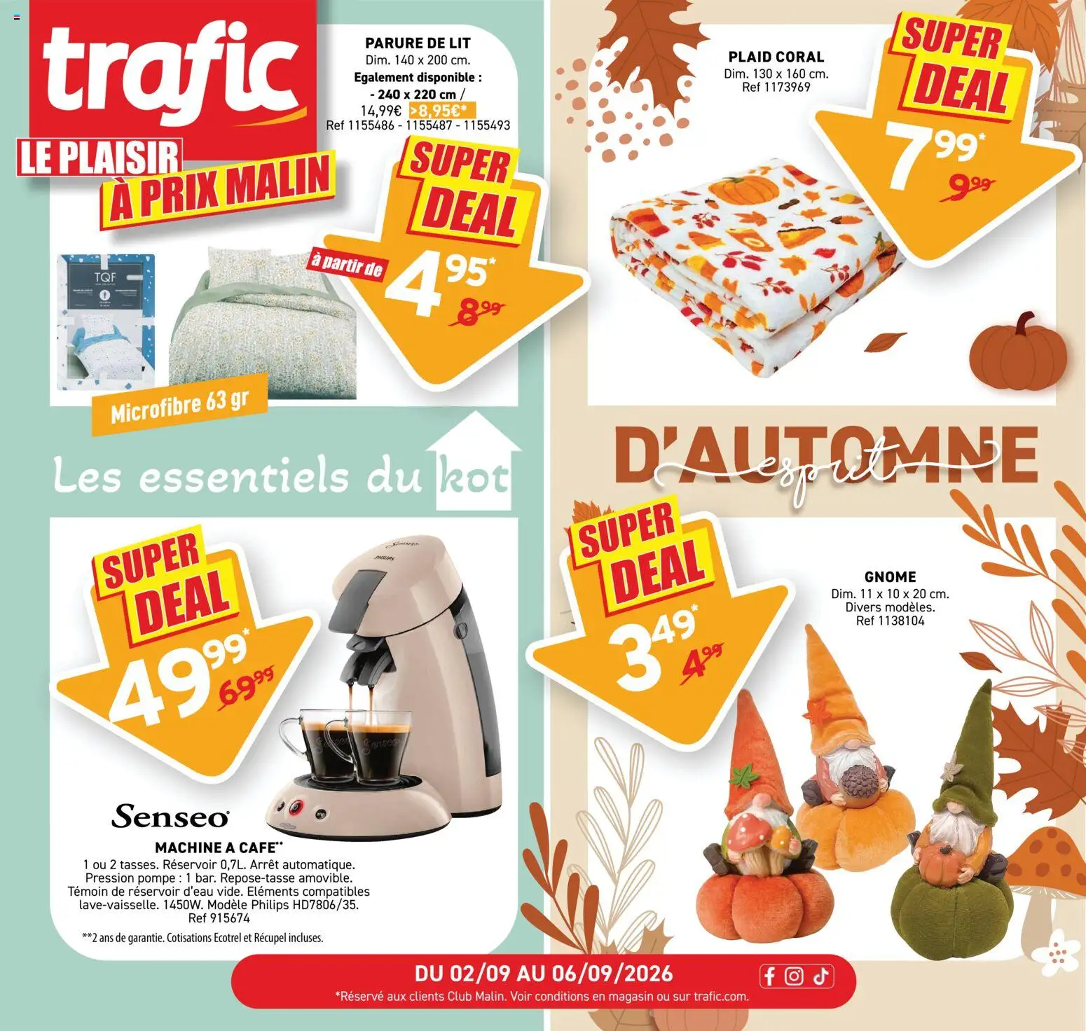 Voorbeeld van Trafic Publicité van winkel Trafic geldig vanaf 02/09/2026