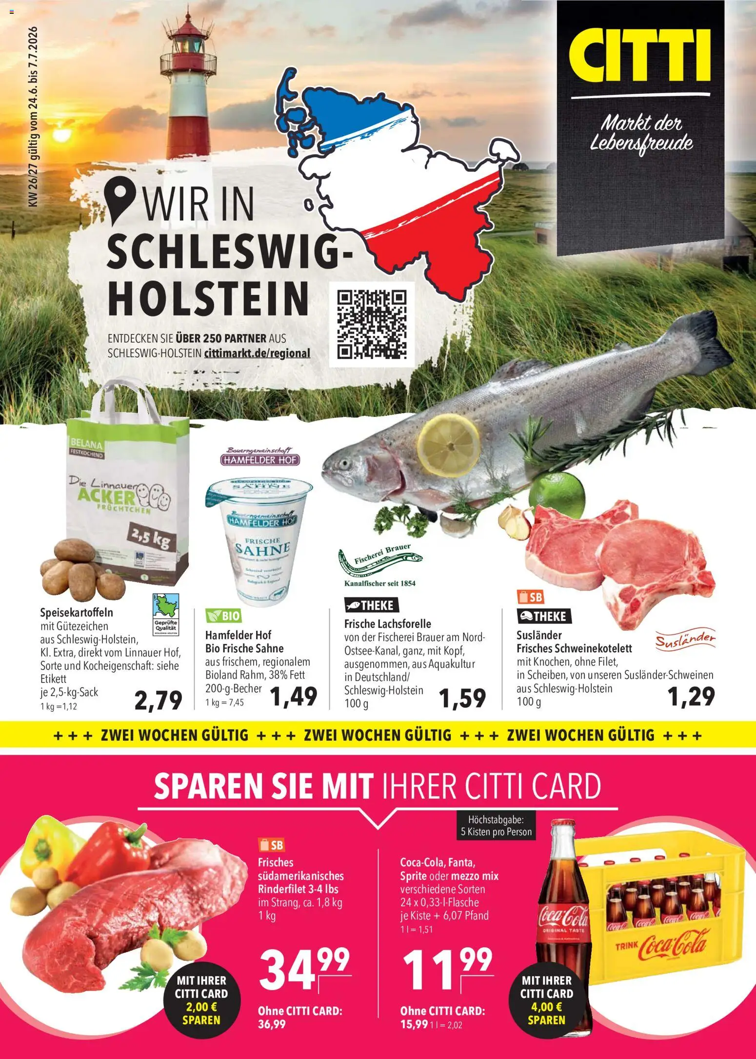 Vorschau von dem Prospekt des Geschäftes CITTI Markt, gültig ab dem 24.06.2026