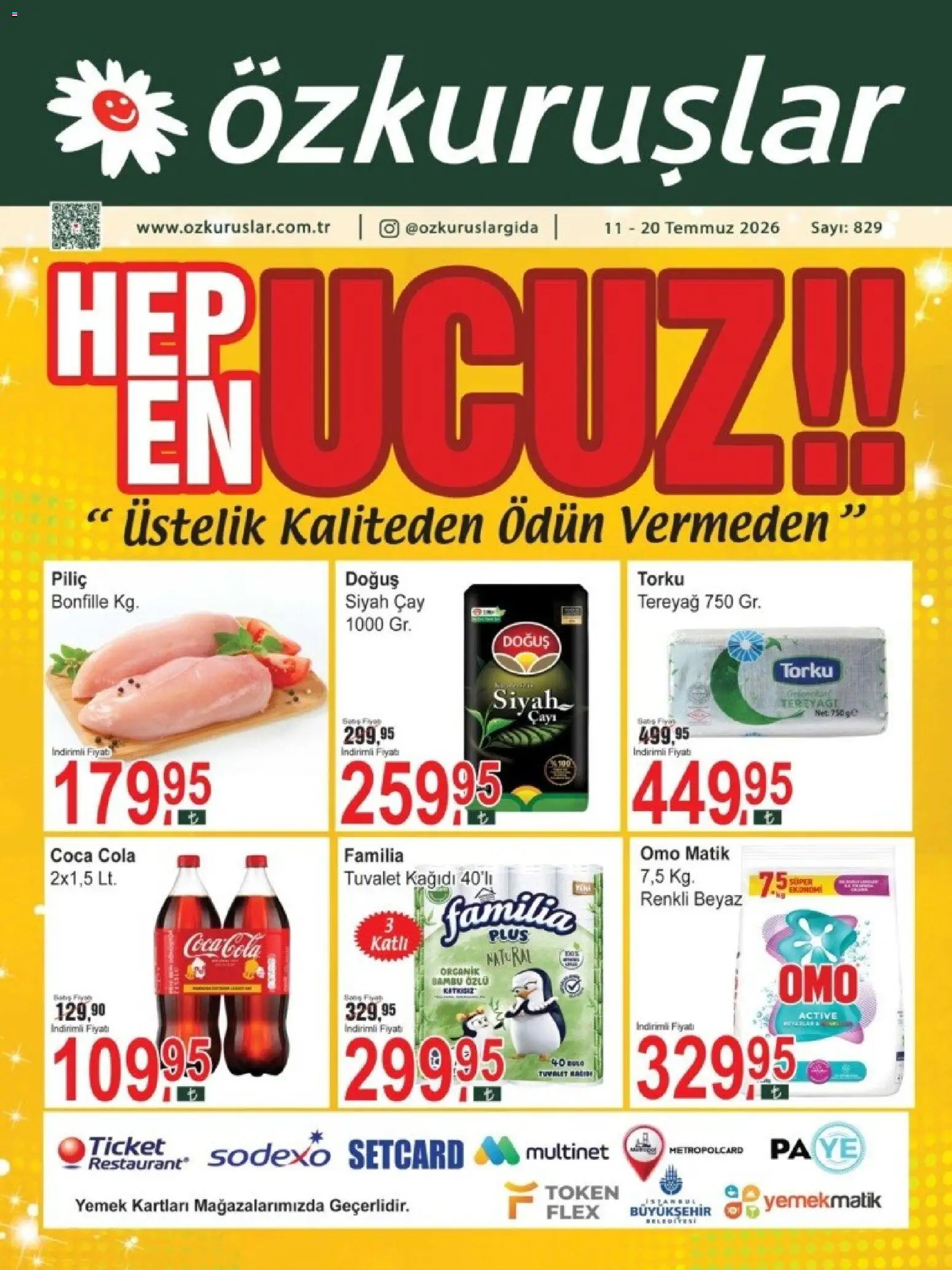 Özkuruşlar Özkuruşlar Katalog 11.07.2026 - Broşürünün önizlemesi