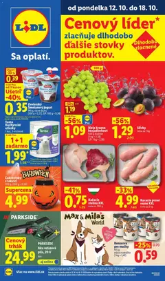 Náhľad Lidl letáku platného od 12.10.2026