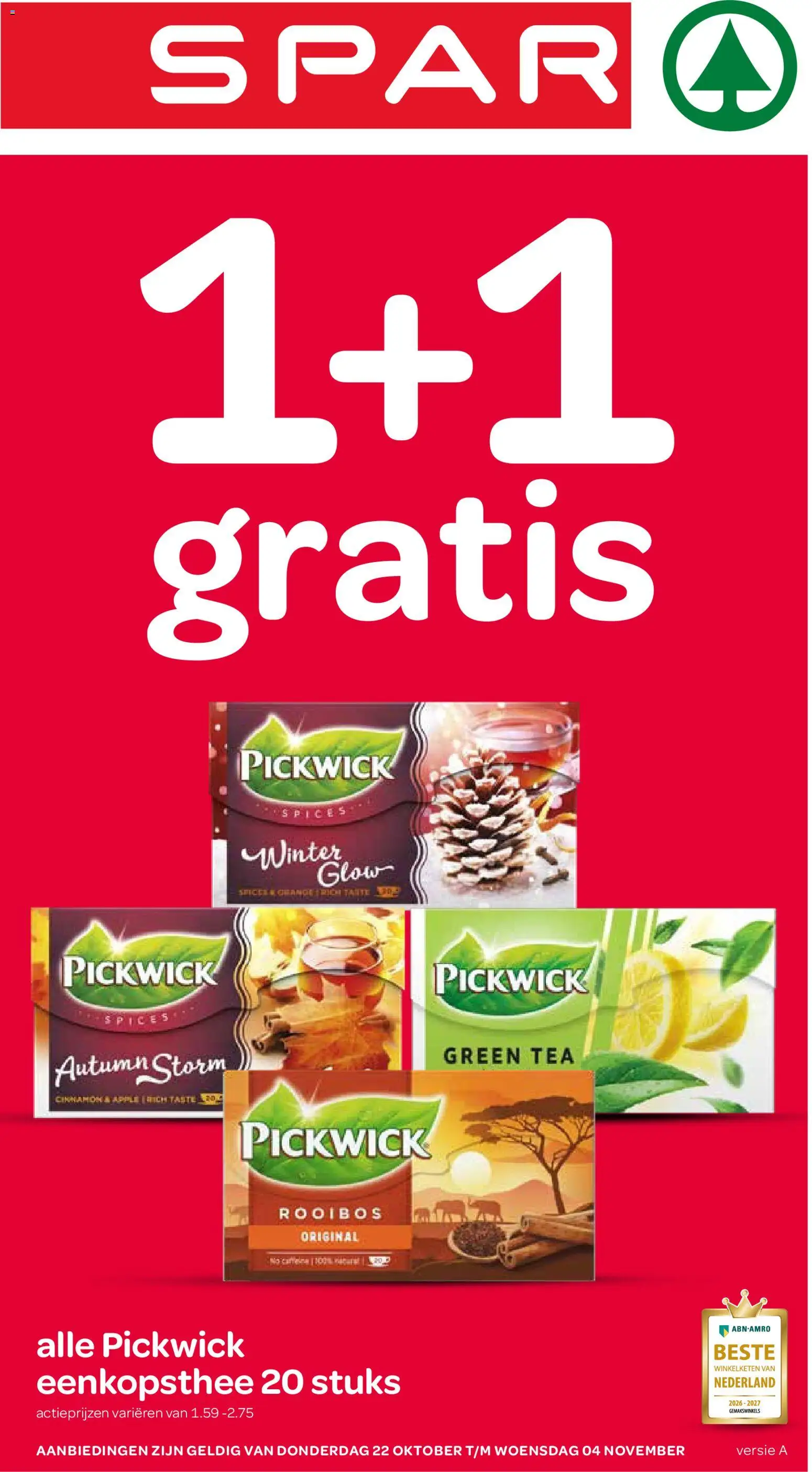 Voorbeeld van Spar folder van winkel Spar geldig vanaf 22-10-2026 - Bol
