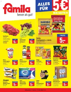 Vorschau von dem Prospekt des Geschäftes Famila, gültig ab dem 06.07.2026