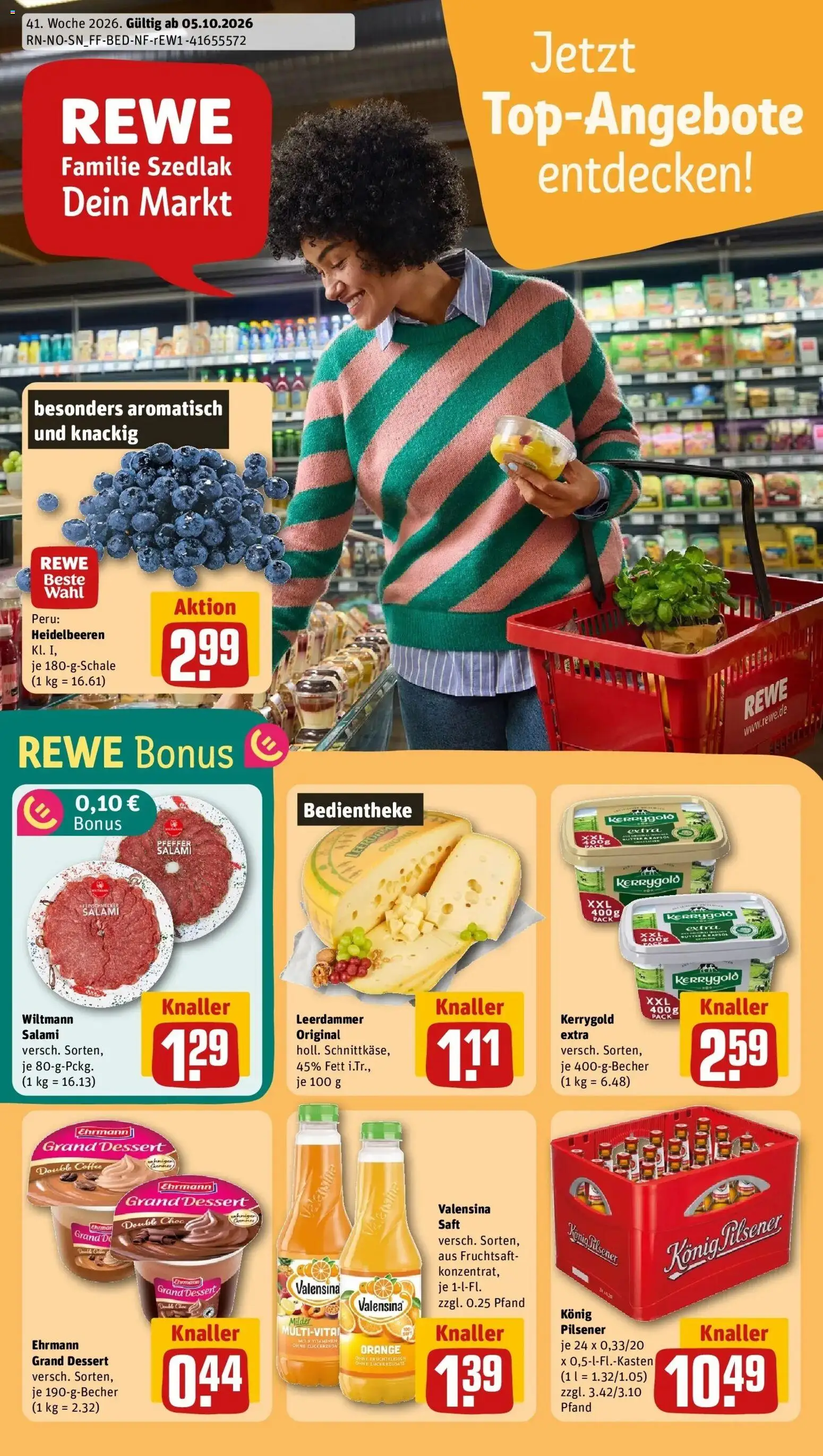 Vorschau von dem Prospekt des Geschäftes Rewe, gültig ab dem 05.10.2026