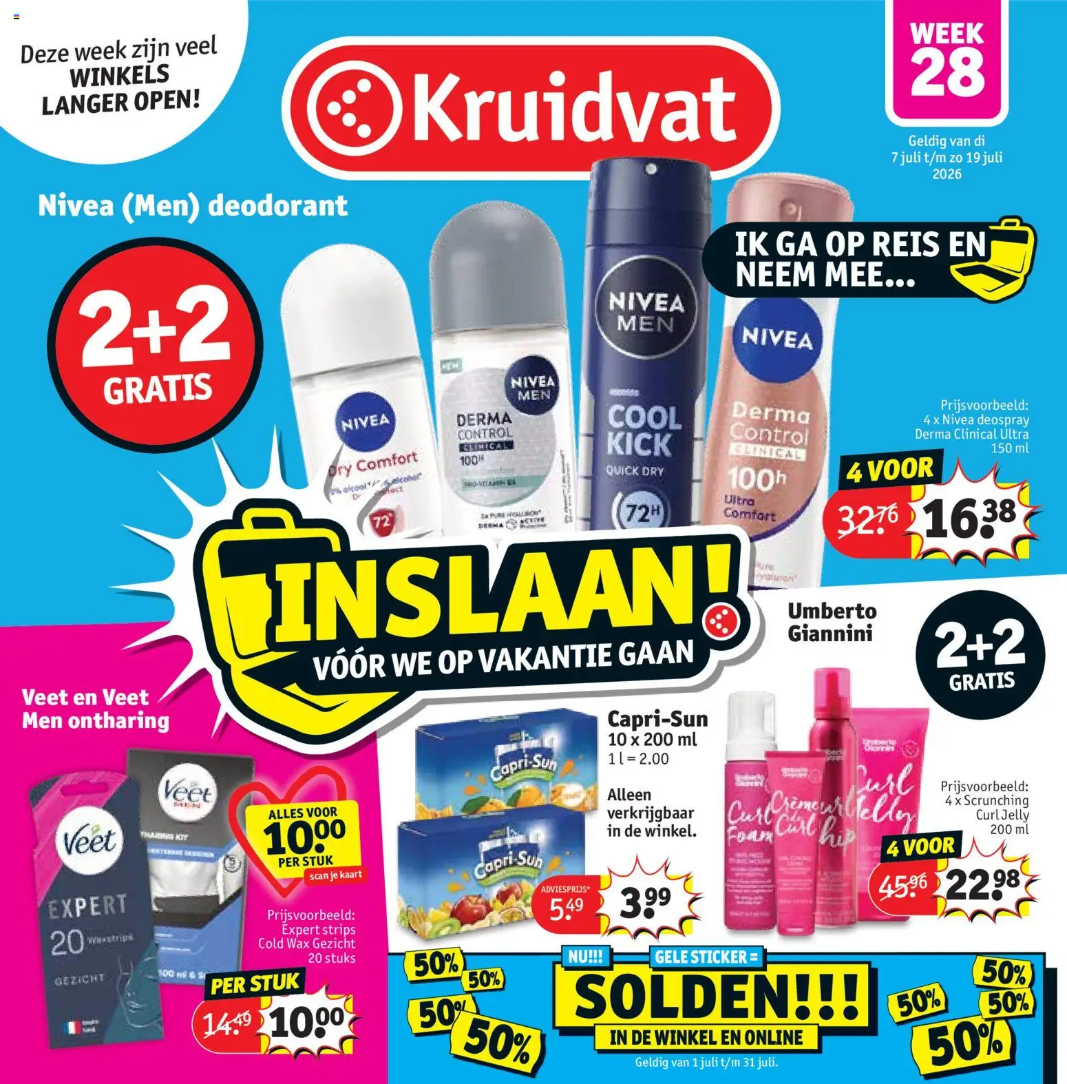 Voorbeeld van Kruidvat Folder week 28 van winkel Kruidvat geldig vanaf 07/07/2026