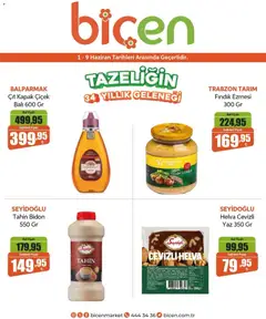 Biçen Market Biçen Market Katalog 01.06.2026 - Broşürünün önizlemesi