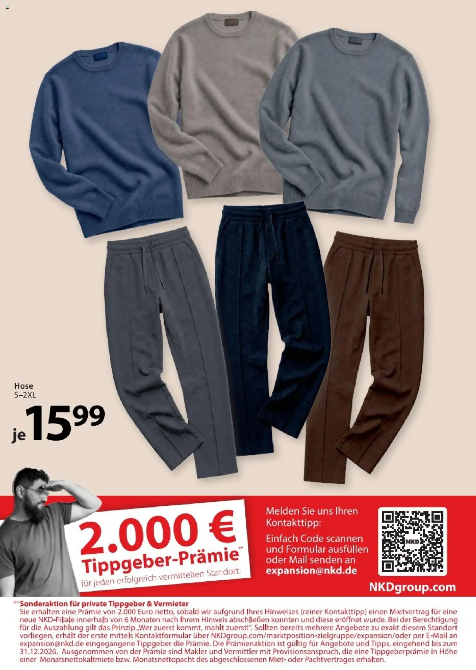Vorschau von dem Prospekt des Geschäftes NKD, gültig ab dem 29.10.2026 - Hose