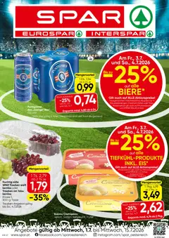 Vorschau der Angebote: Spar Spar Flugblatt - Burgenland gültig ab 01.07.2026