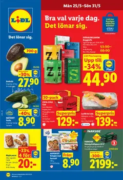 Förhandsgranska reklamblad Lidl erbjudanden från butik Lidl gäller från 25/05/2026