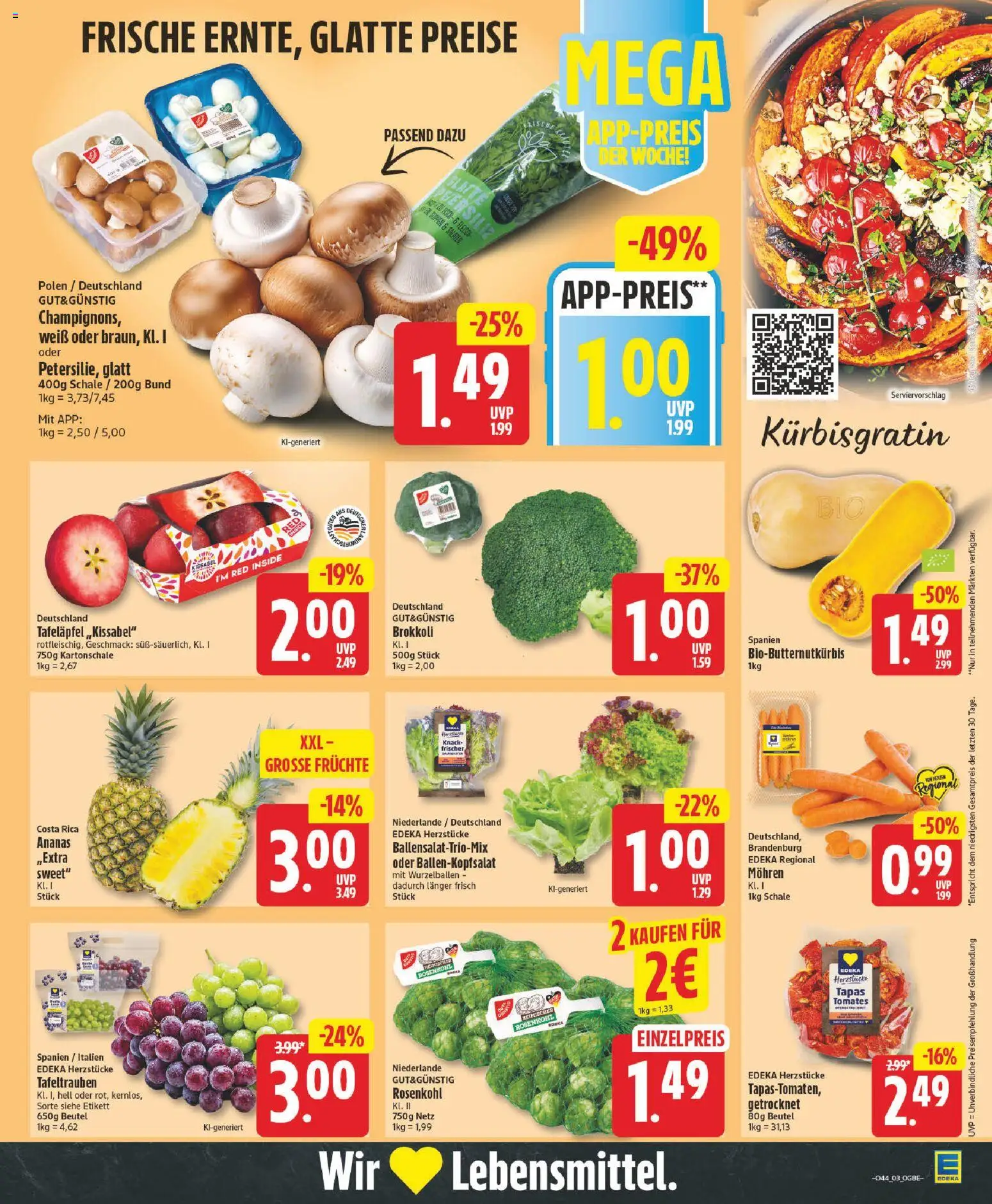 Vorschau von dem Prospekt des Geschäftes Edeka, gültig ab dem 26.10.2026