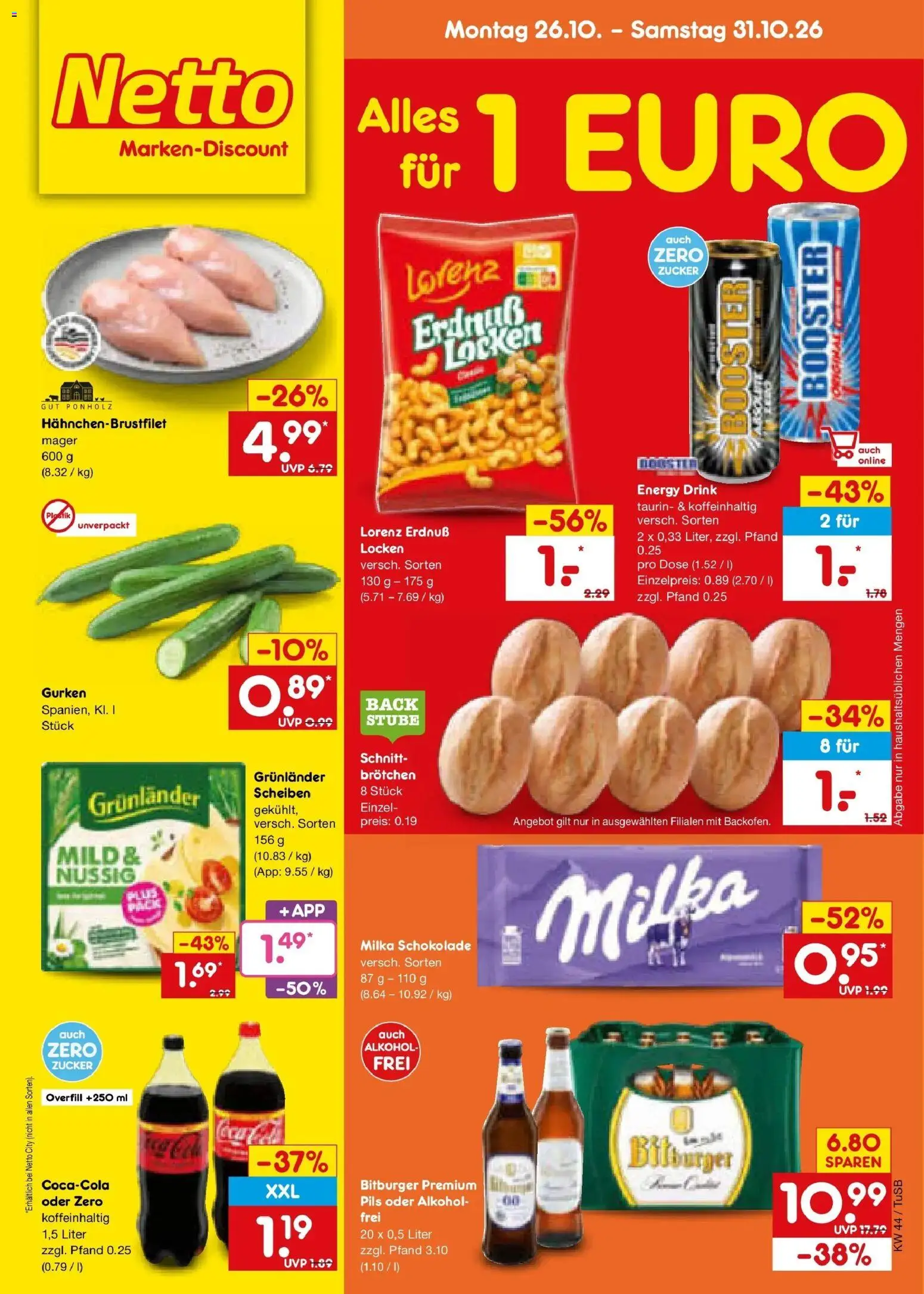 Vorschau von dem Prospekt des Geschäftes Netto Marken-Discount, gültig ab dem 26.10.2026