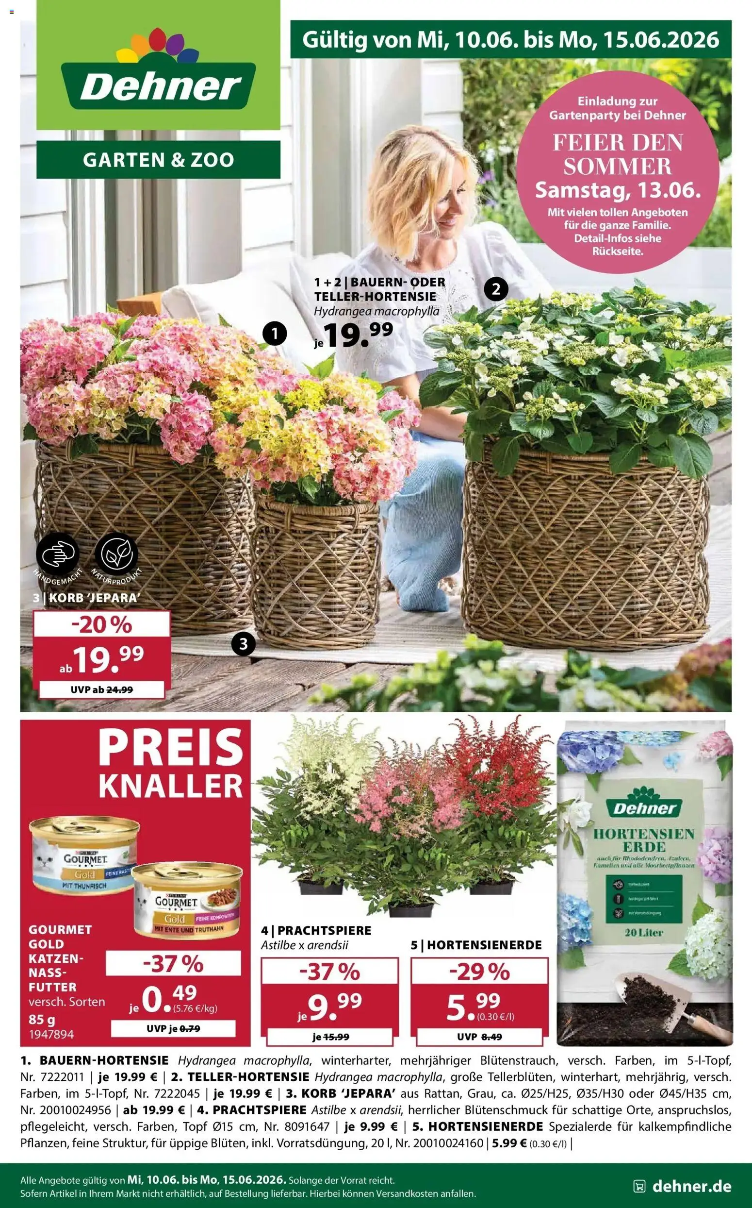 Vorschau von dem Prospekt des Geschäftes Dehner, gültig ab dem 10.06.2026
