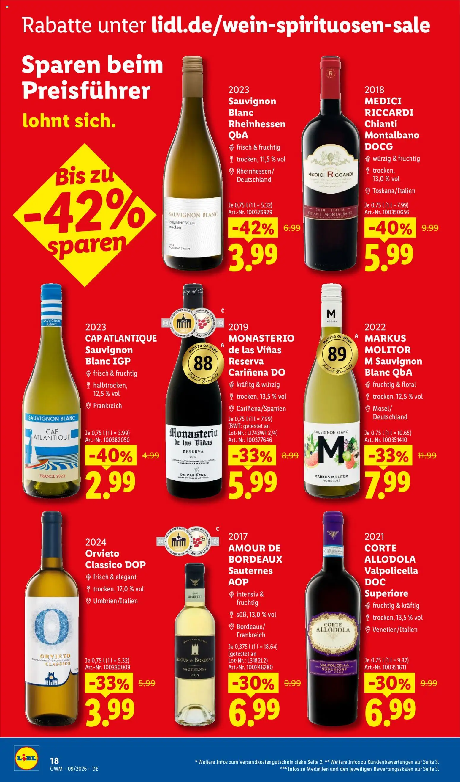 Vorschau von dem Prospekt des Geschäftes Lidl, gültig ab dem 01.09.2026 - Berliner