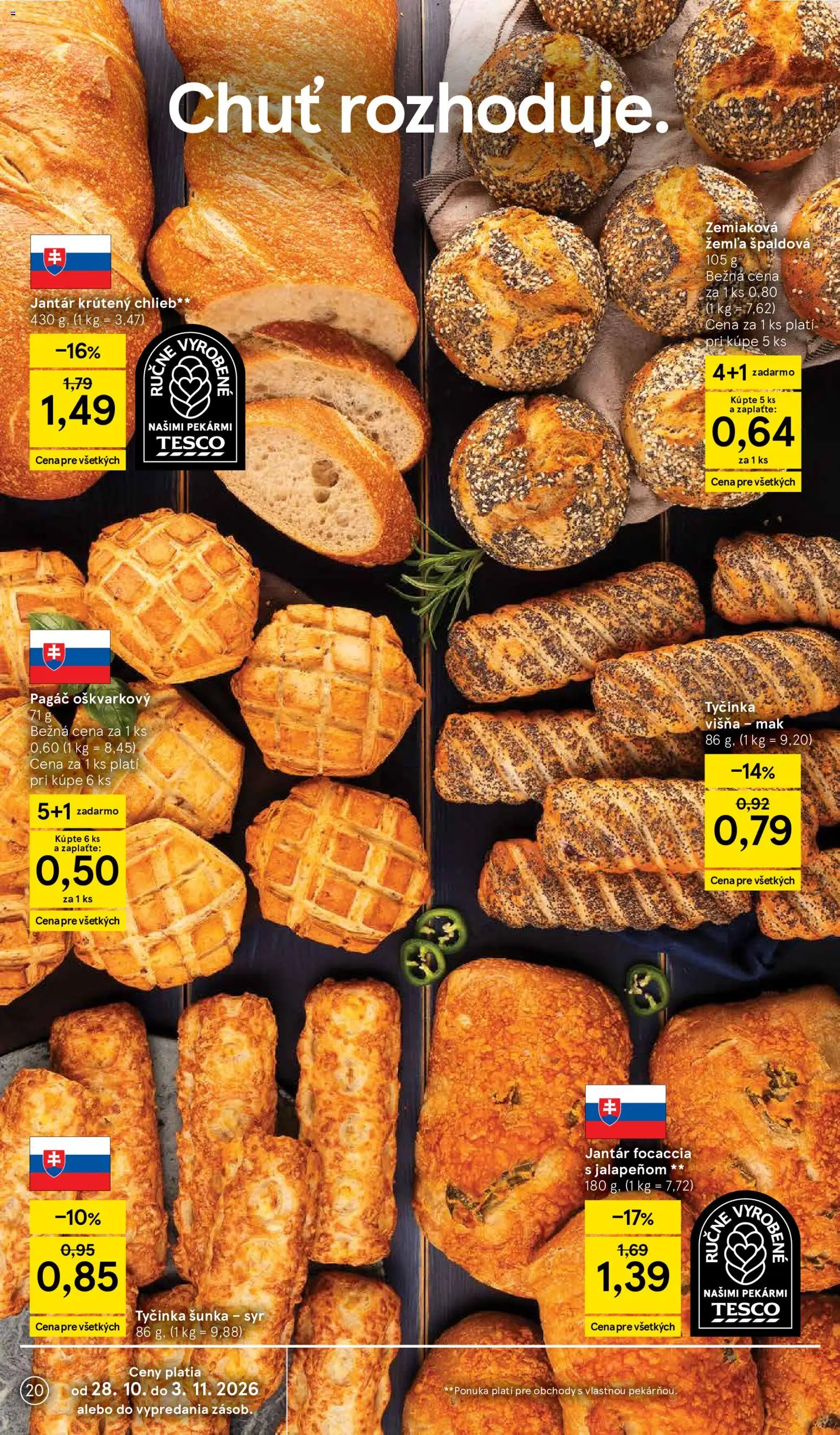 Náhľad Tesco letáku platného od 28.10.2026