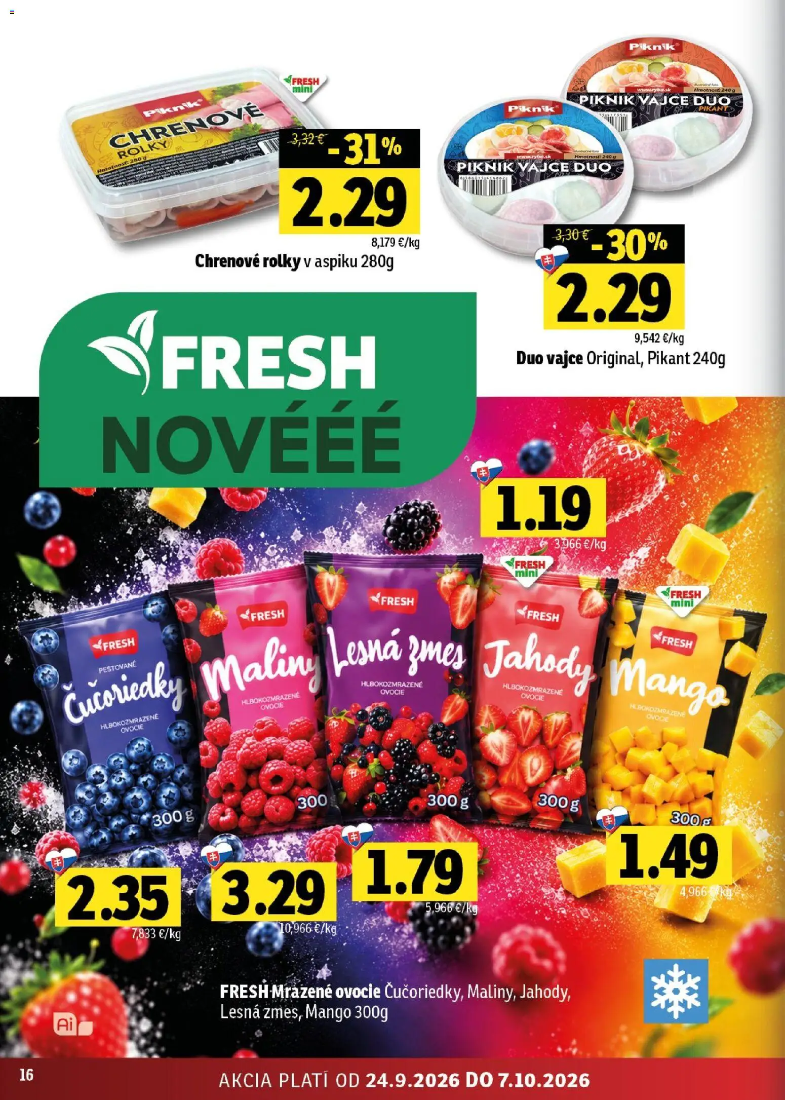 Náhľad Fresh letáku platného od 24.09.2026