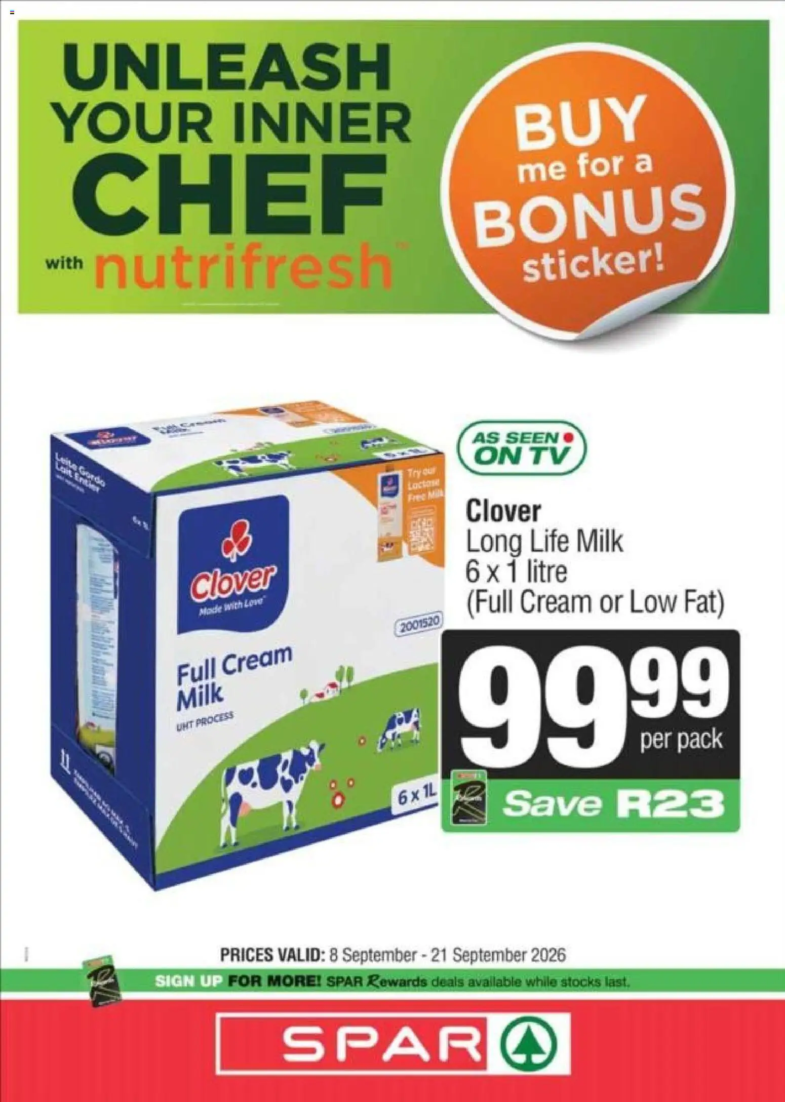 Preview of Spar flyer valid from 08/09/2026