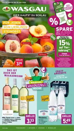 Vorschau von dem Prospekt des Geschäftes Wasgau, gültig ab dem 26.05.2026