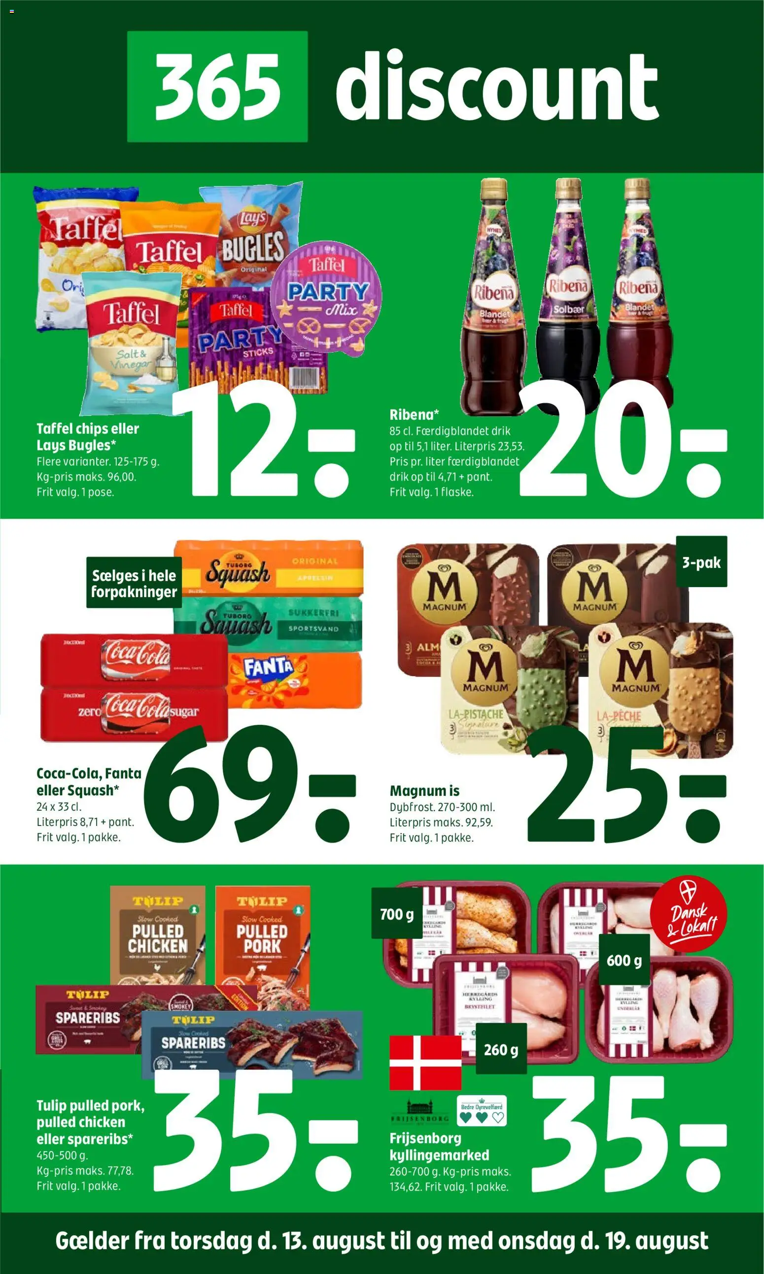 Eksempel på tilbudsavis Coop 365 - Tilbudsavis uge 33 fra butik Coop 365 gyldig fra 13/08/2026