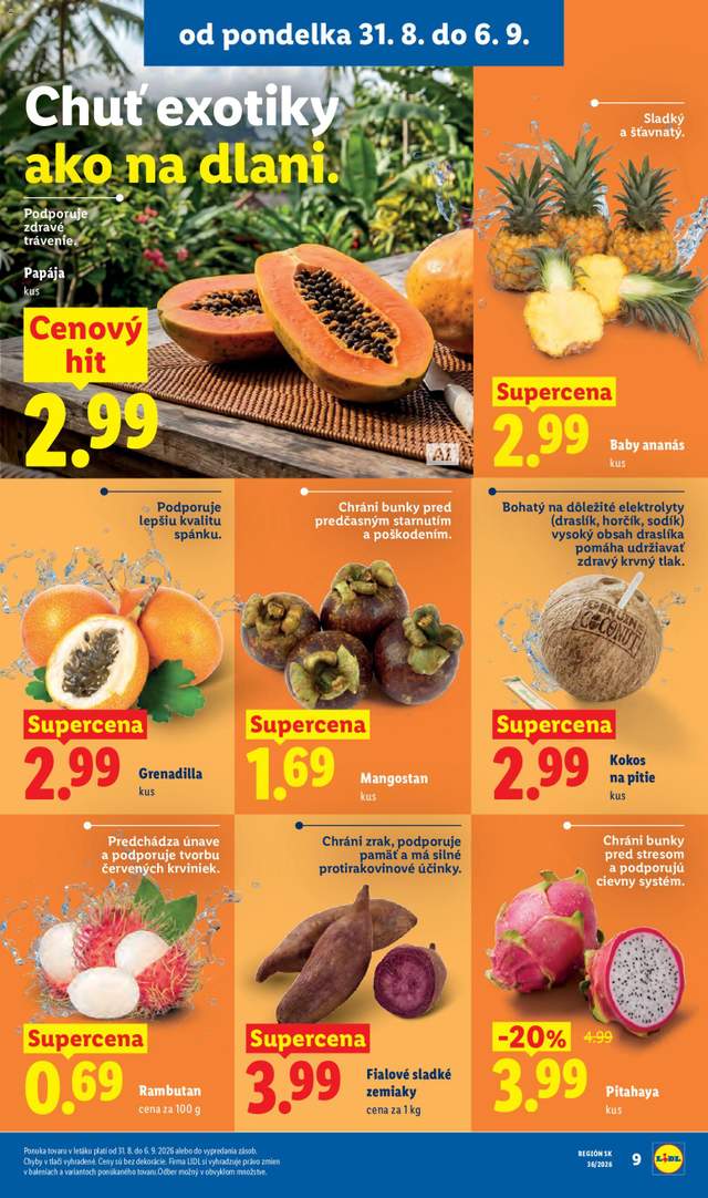 Nový Lidl leták od 31.08.