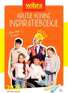 Voorbeeld van Wibra folder - Krijtje Koning inspiratieboekje 2026 van winkel Wibra geldig vanaf 24-03-2026