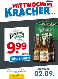 Vorschau von dem Prospekt des Geschäftes Getränkeland, gültig ab dem 02.09.2026