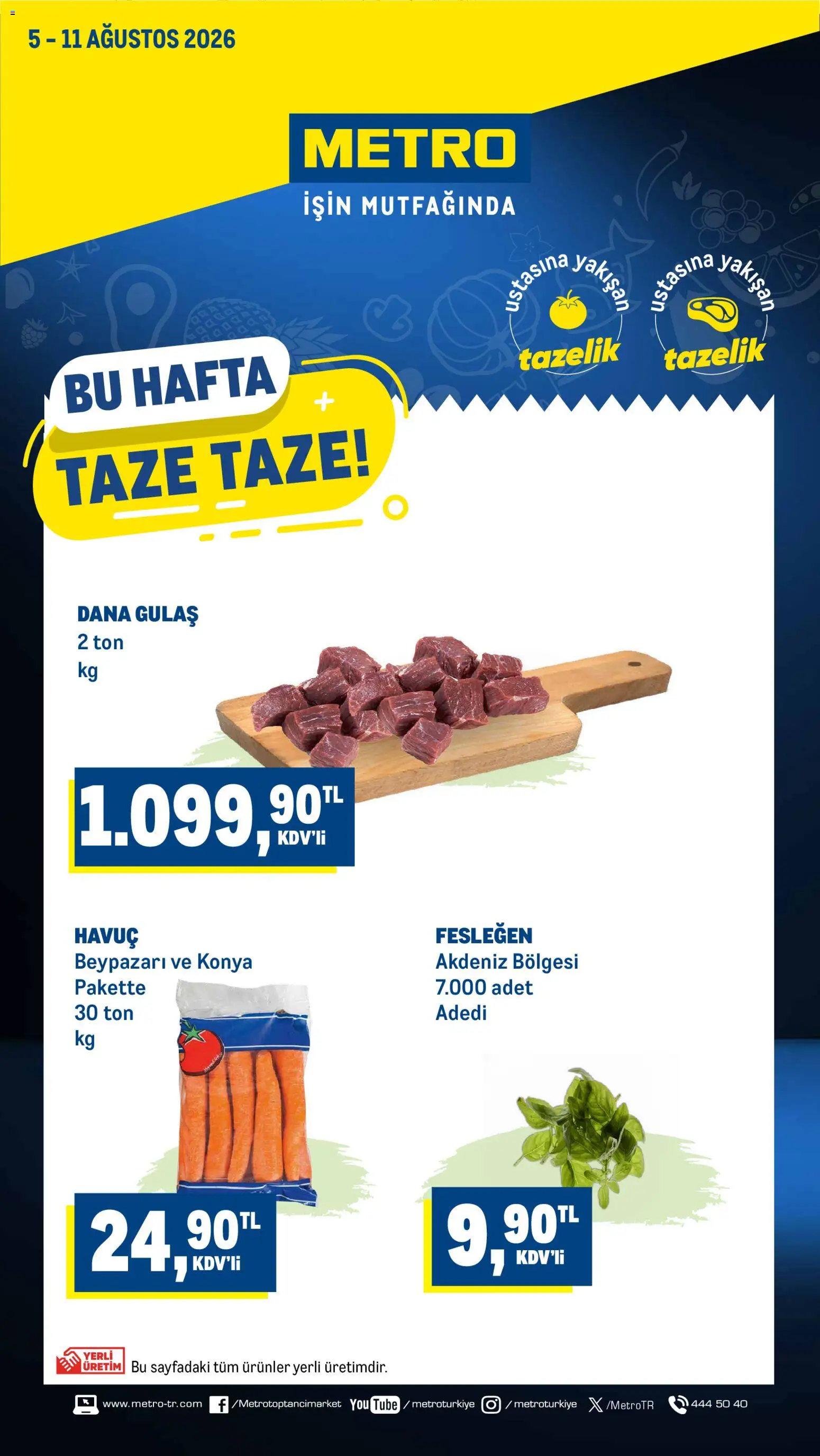 Metro Metro Katalog 05.08.2026 - Broşürünün önizlemesi