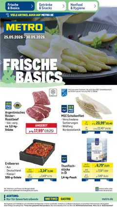 Vorschau von dem Prospekt des Geschäftes Metro, gültig ab dem 25.05.2026