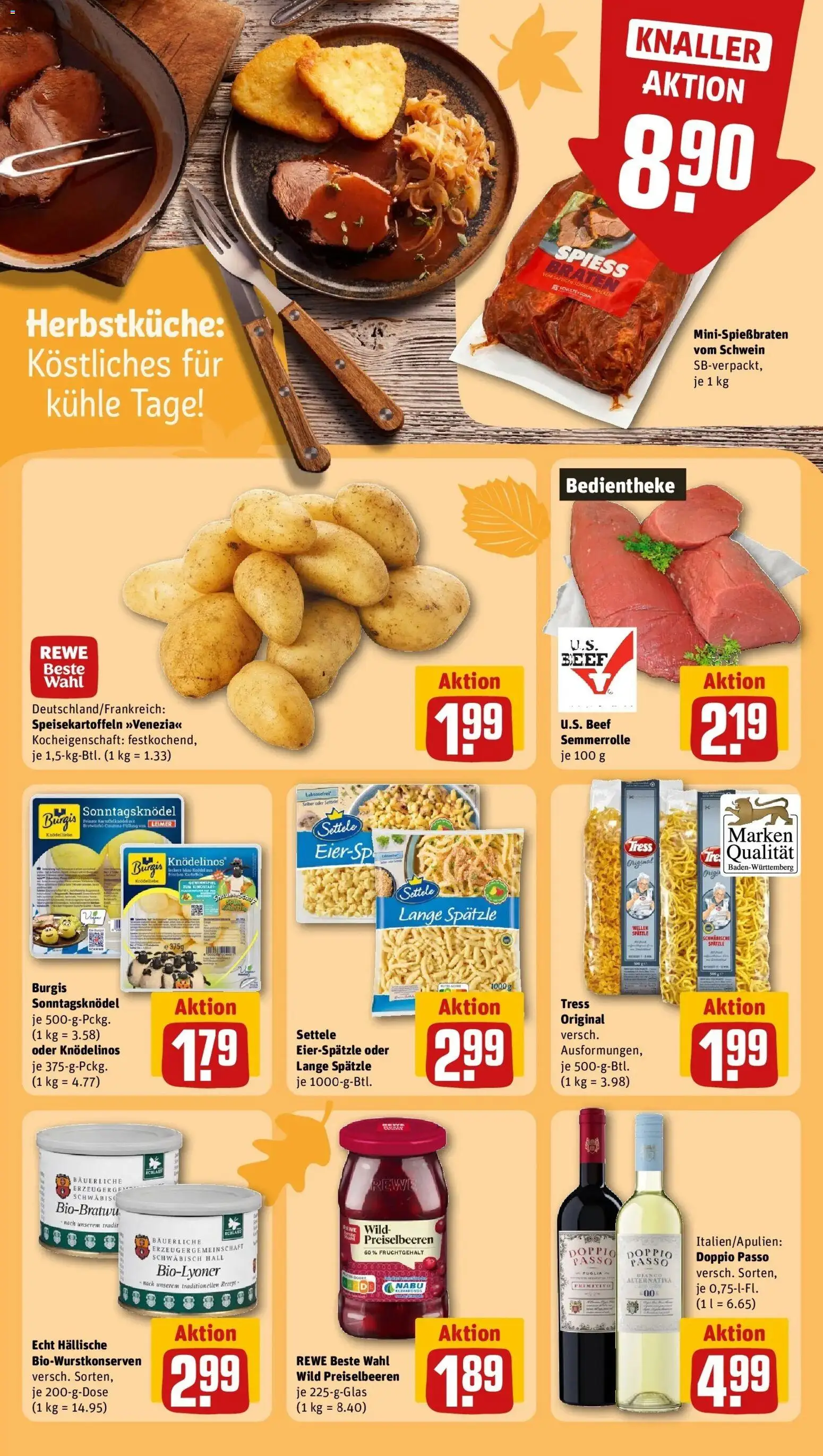 Vorschau von dem Prospekt des Geschäftes Rewe, gültig ab dem 12.10.2026