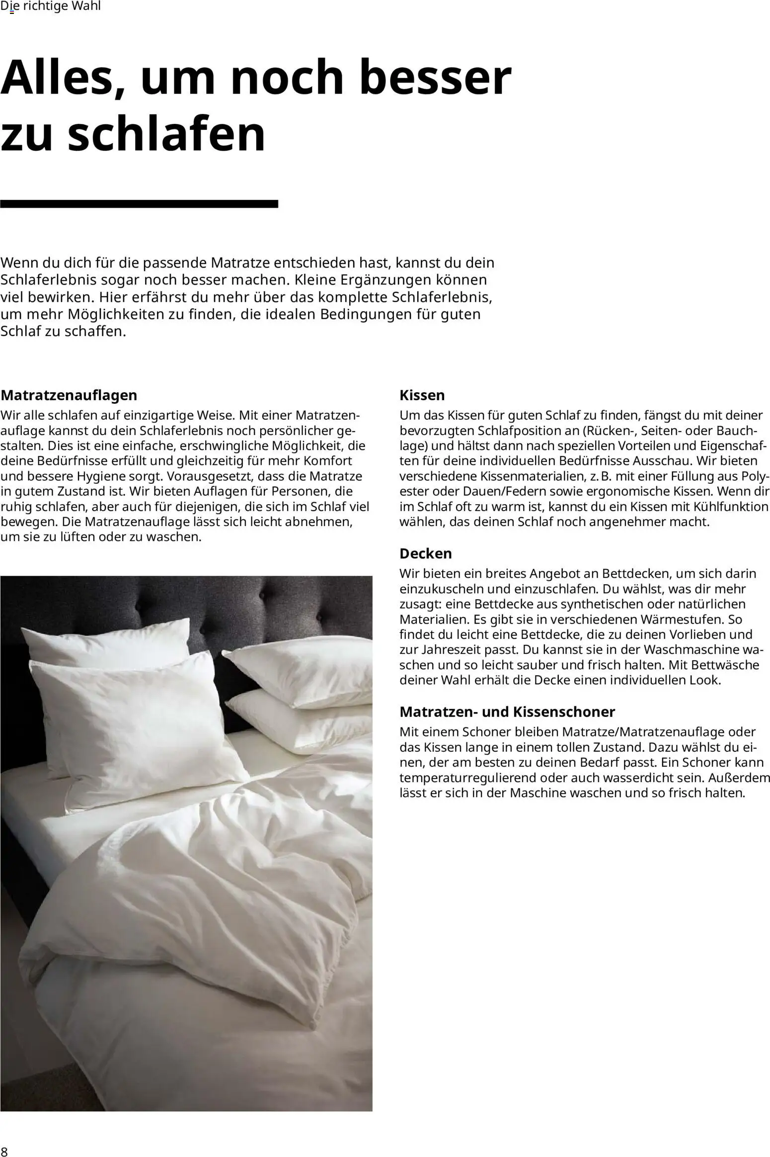 Vorschau von dem Prospekt des Geschäftes Ikea, gültig ab dem 16.09.2026 - Waschmaschine, Matratze, Bettwäsche, Kissen, Decke, Bettdecke