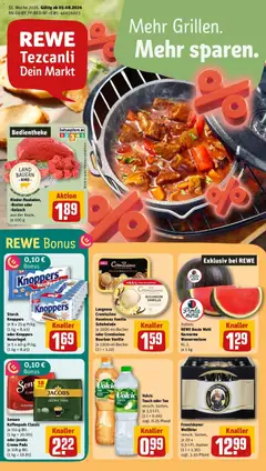 Vorschau von dem Prospekt des Geschäftes Rewe, gültig ab dem 03.08.2026