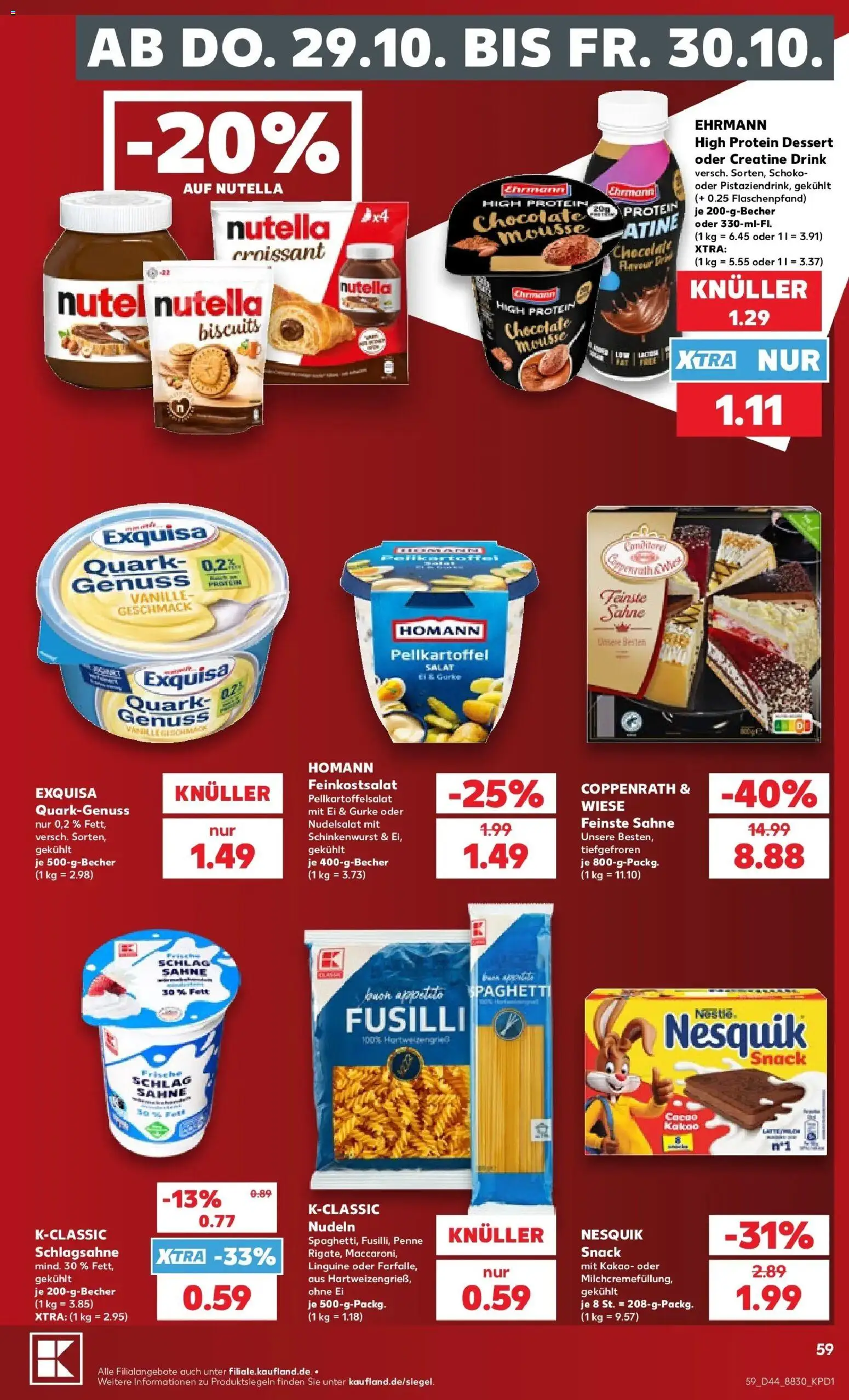 Vorschau von dem Prospekt des Geschäftes Kaufland, gültig ab dem 26.10.2026