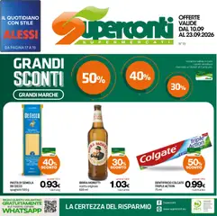 Anteprima dell'opuscolo Superconti volantino dal negozio Superconti valido da 10/09/2026