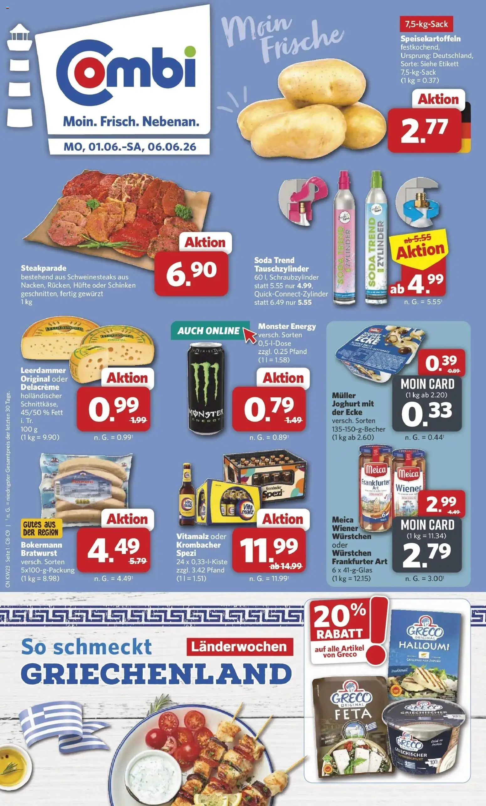 Vorschau von dem Prospekt des Geschäftes Combi, gültig ab dem 01.06.2026