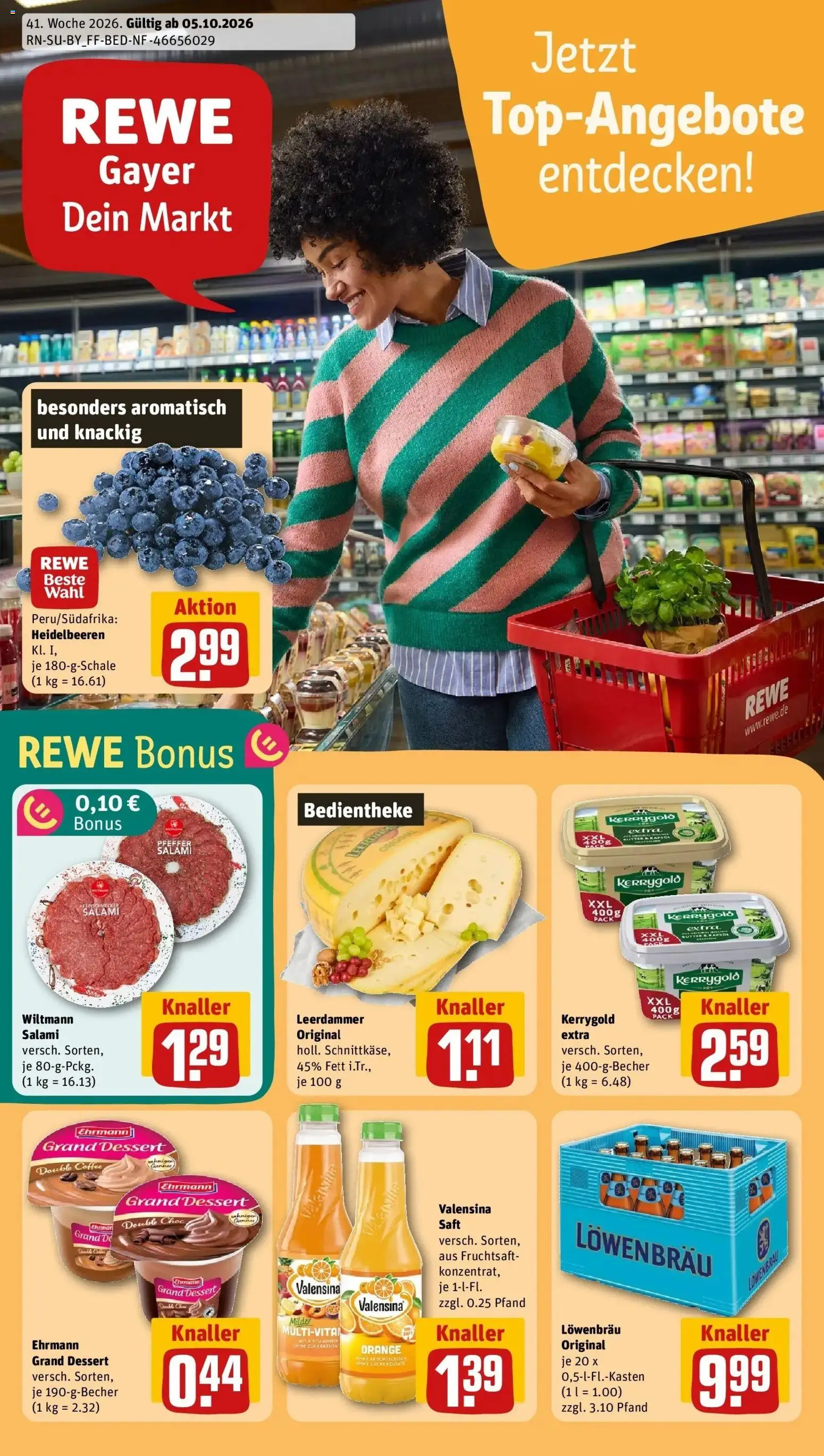 Vorschau von dem Prospekt des Geschäftes Rewe, gültig ab dem 05.10.2026