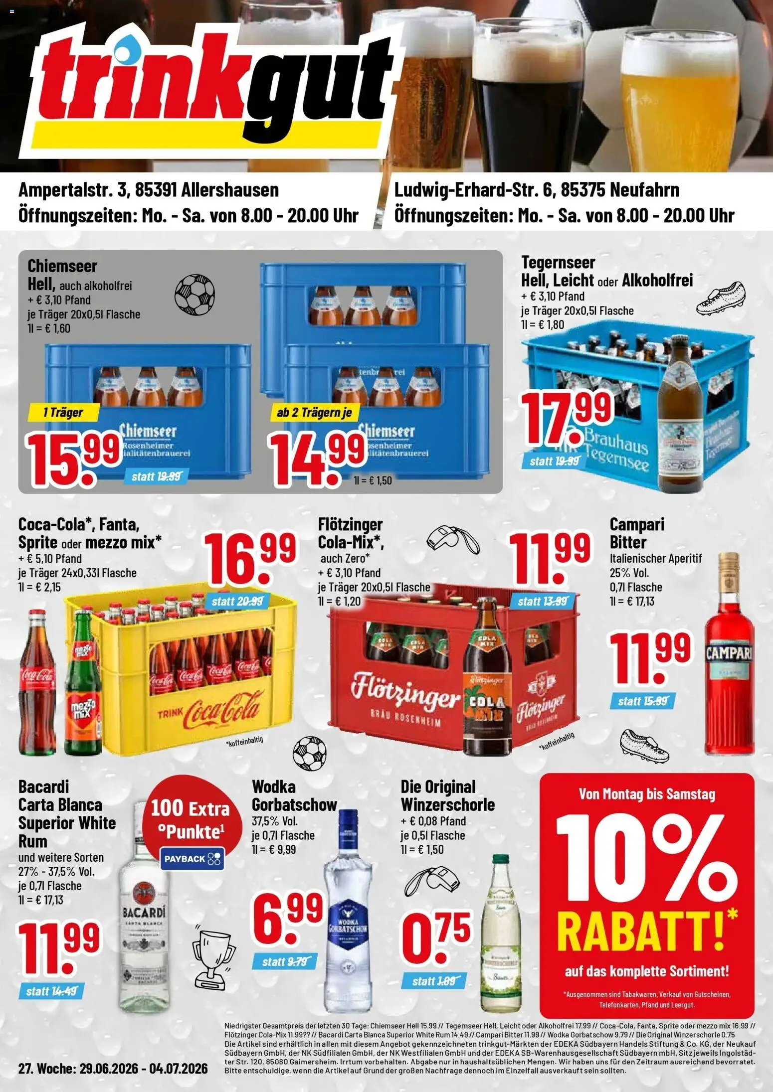 Vorschau von dem Prospekt des Geschäftes Trinkgut, gültig ab dem 28.06.2026