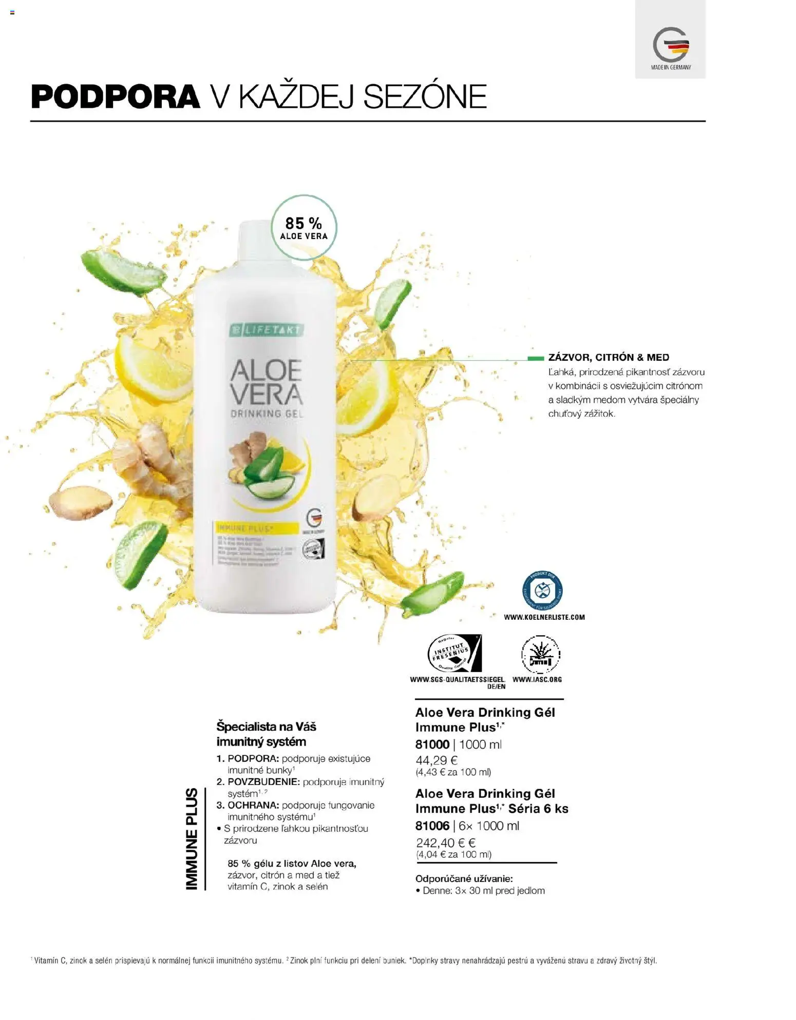 Náhľad LR letáku platného od 22.05.2026 - Med, Aloe Vera