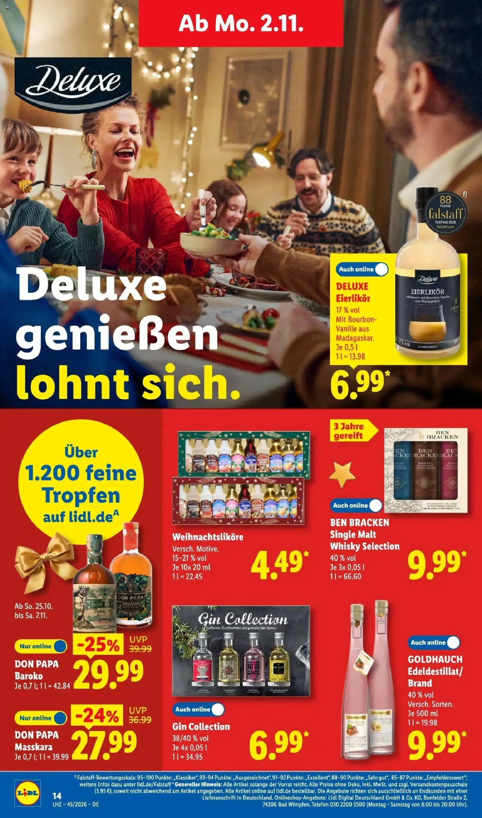 Vorschau von dem Prospekt des Geschäftes Lidl, gültig ab dem 02.11.2026