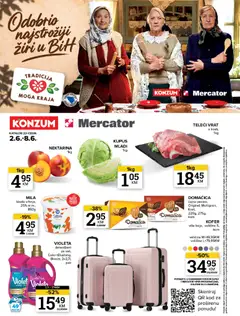 Pregled letka Mercator katalog trgovine Mercator vrijedi od 02.06.2026