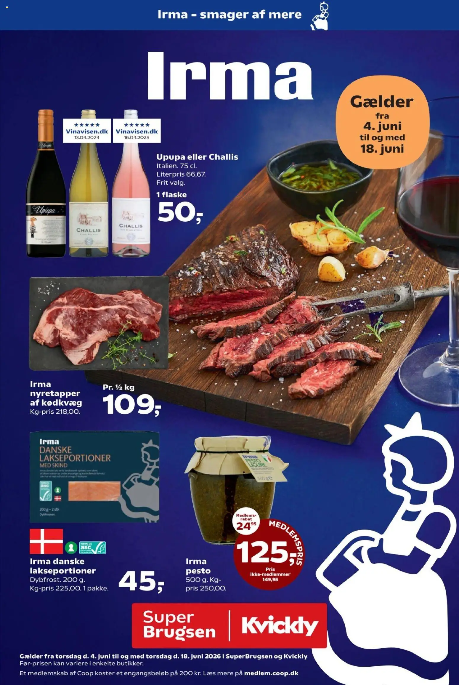 Eksempel på tilbudsavis Super Brugsen - Irma katalog fra butik Super Brugsen gyldig fra 04/06/2026