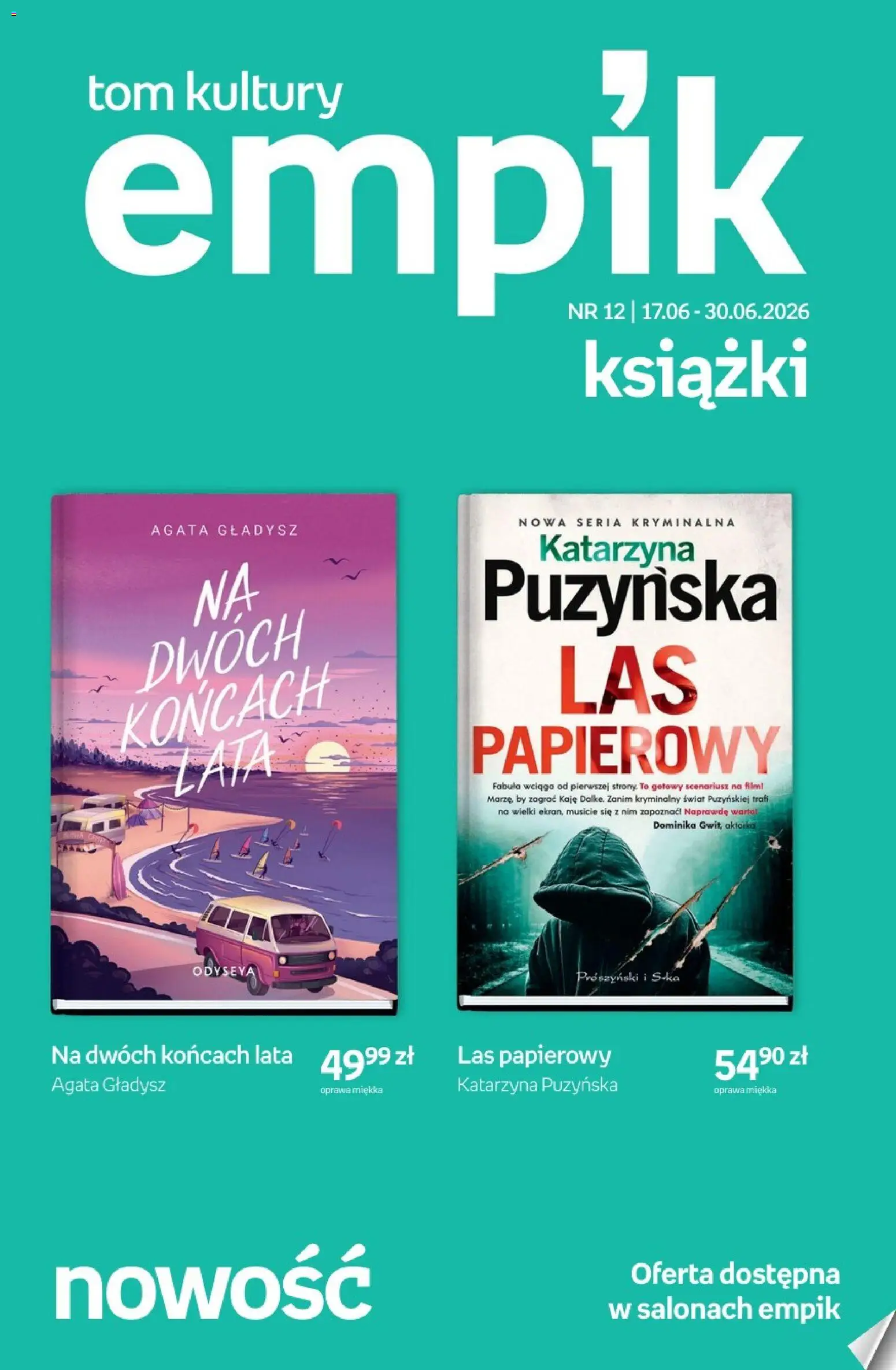 Pogląd gazetki "Empik promocje - Tom kultury Książki" ze sklepu Empik ważnej od 17.06.2026
